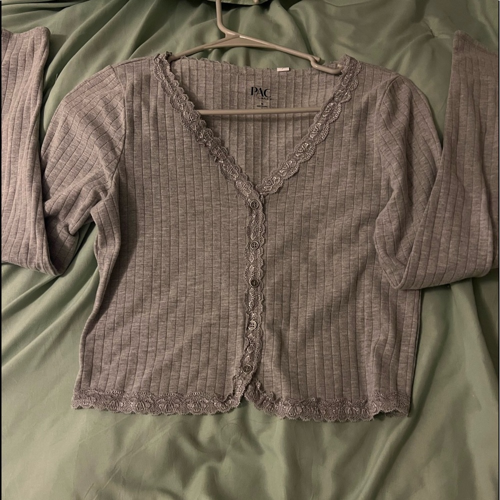 NEW without tag PACSUN grey long sleeve